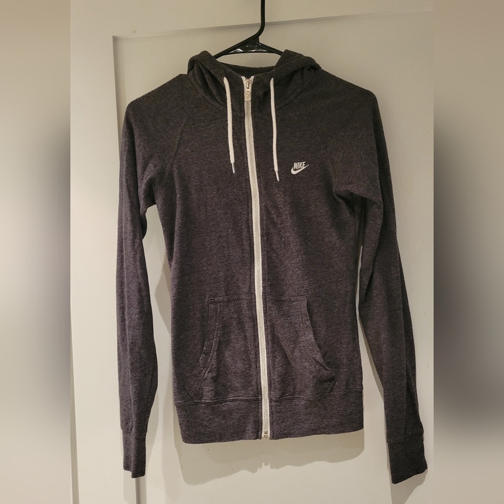 Nike Dark Gray Zip-Up Hoodie